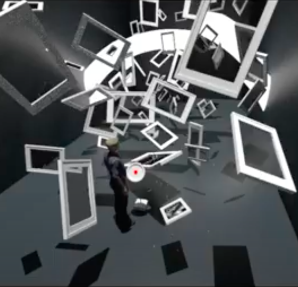 Still from my animation of "Collision"